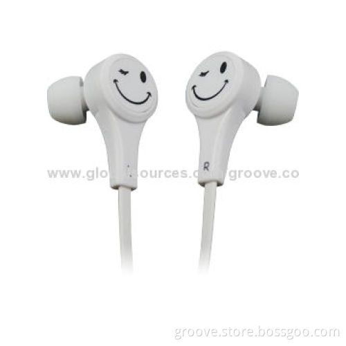Factory directly offer smile earphones with 60mw maximum power handling
